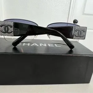 RARE ✨?????? VINTAGE SUNGLASSES ALL SWAROVSKI CRYSTALS CHANEL | Accessories | Rare Vintage Sunglasses All Swarovski  main image 4